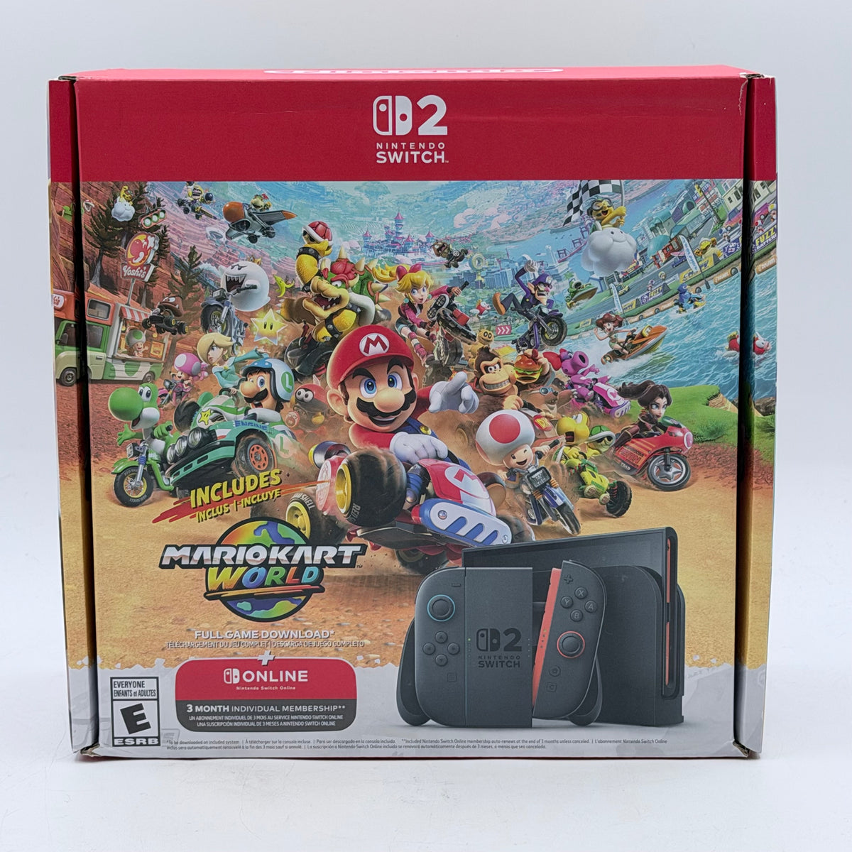 New Nintendo Switch 2 Console Gaming System BEE‑001 Mario Kart World Bundle
