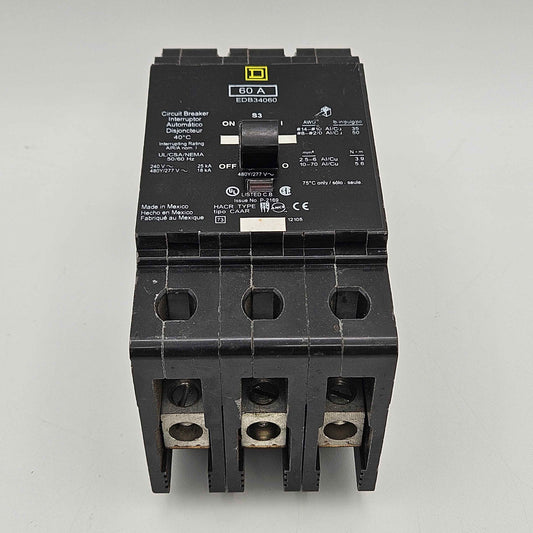 Square D 60A 3-Pole Circuit Breaker EDB34060