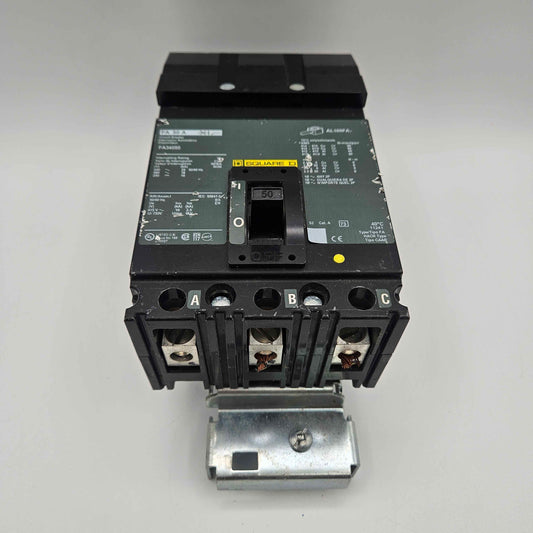 Square D FA 50 A 3-Pole Circuit Breaker FA34050