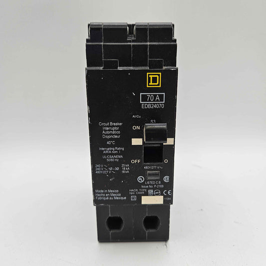 Square D 70A 2-Pole Circuit Breaker EDB24070