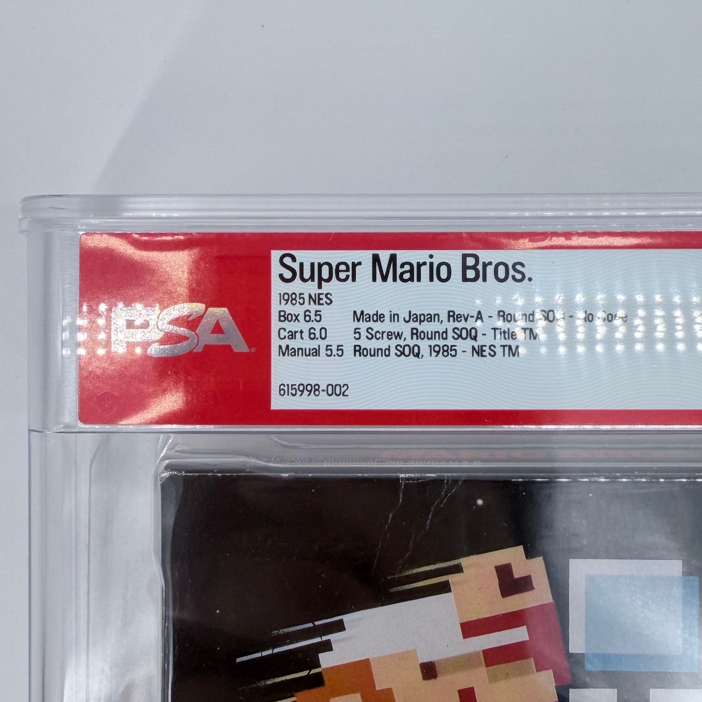 Super Mario Bros [5 Screw] (Nintendo NES, 1985) PSA 6.0 Graded CIB