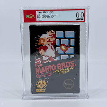 Super Mario Bros [5 Screw] (Nintendo NES, 1985) PSA 6.0 Graded CIB
