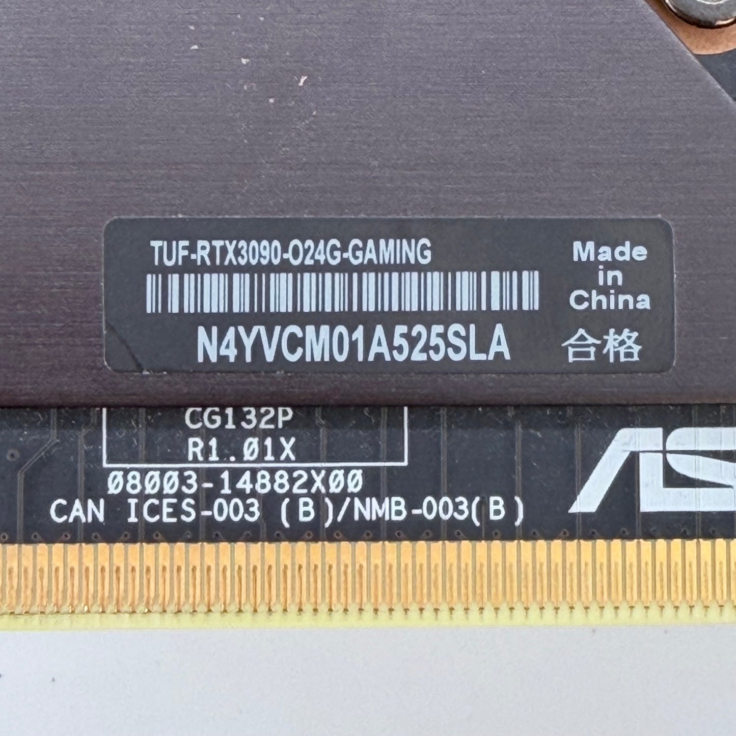 Asus TUF Gaming GeForce RTX 3090 OC Edition 24GB GDDR6X TUF-RTX3090-O24G-GAMING