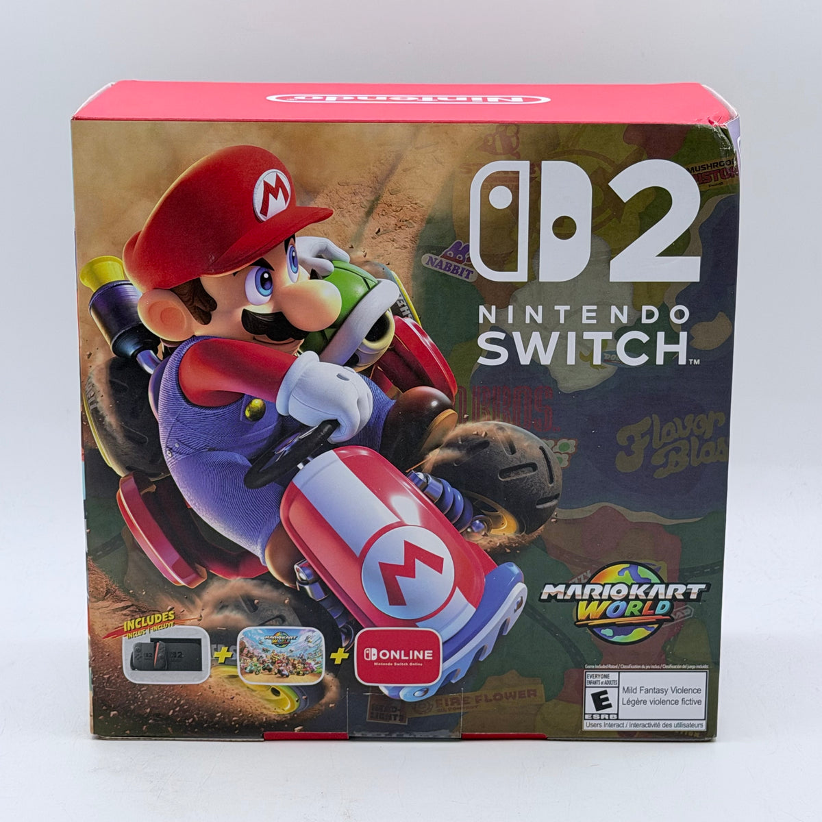 New Nintendo Switch 2 Console Gaming System BEE‑001 Mario Kart World Bundle