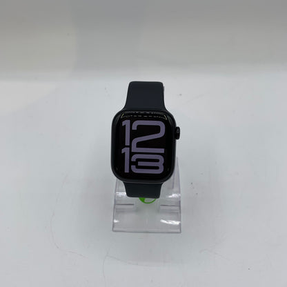 Factory Unlocked Apple Watch Series 10 42MM Jet Black Aluminum Black Band A3001