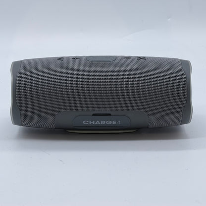 JBL Charge 4 Portable Waterproof Bluetooth Speaker Gray JBLCHARGE4GRYAM