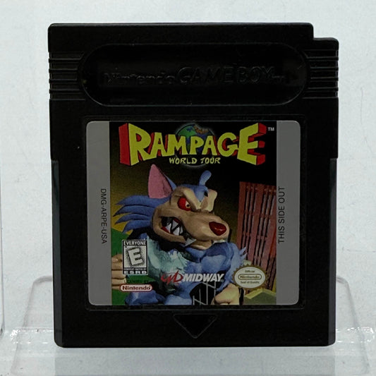 Rampage World Tour (Nintendo GameBoy Color, 1998) Cartridge Only