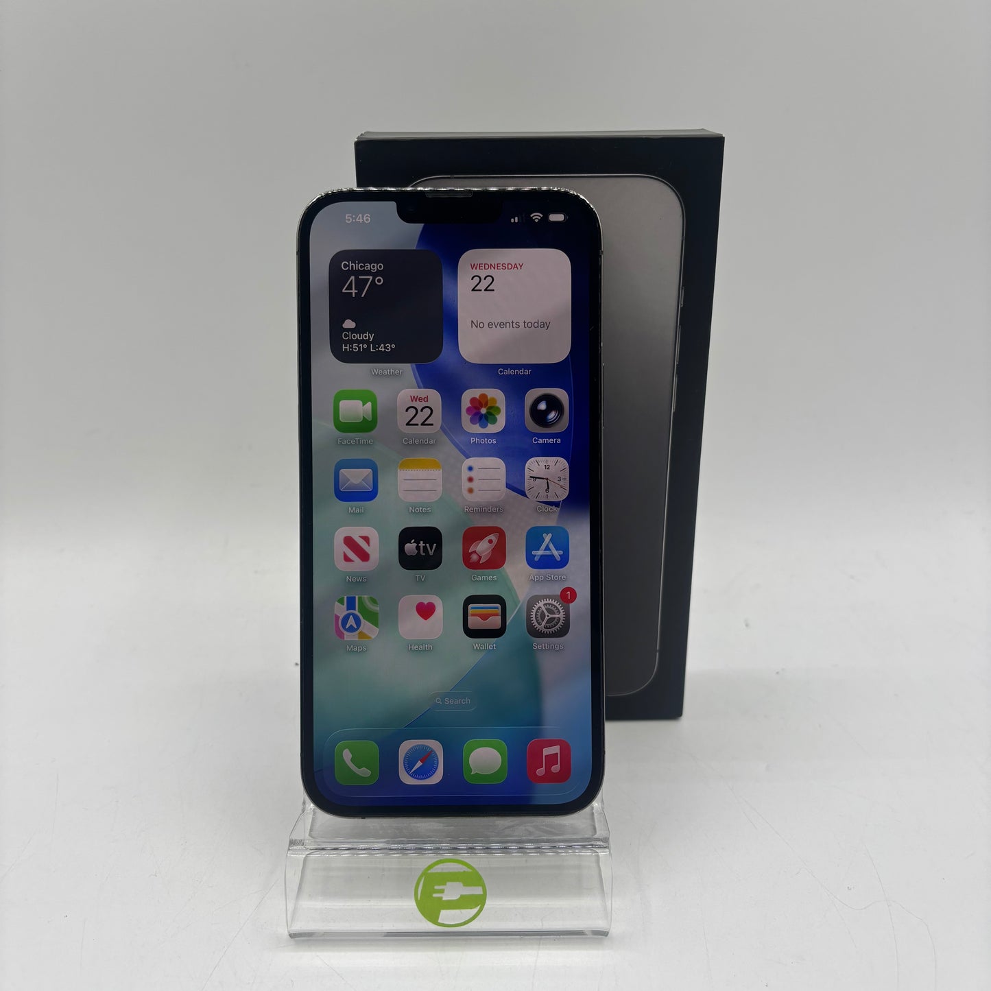 Unlocked Apple iPhone 13 Pro Max 256GB Graphite MLF63LL/A