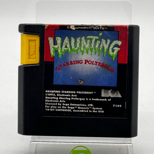 Haunting Starring Polterguy (Sega Genesis, 1992) Cartridge Only