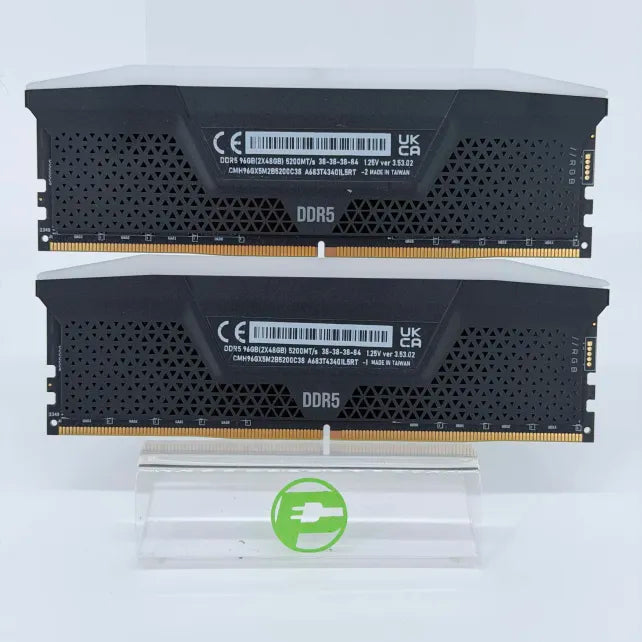 Corsair Vengeance RGB 96GB (2x48GB) RAM DDR5 5200MT/s CMH96GX5M2B5200C38 Kit
