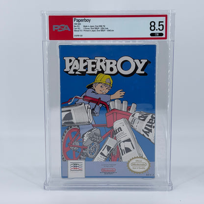 Paperboy (Nintendo NES, 1988) PSA 8.5 Graded CIB