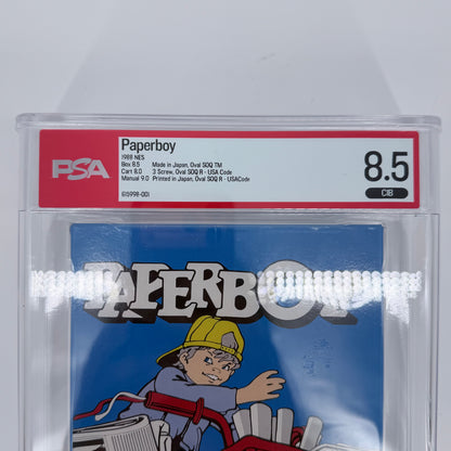 Paperboy (Nintendo NES, 1988) PSA 8.5 Graded CIB