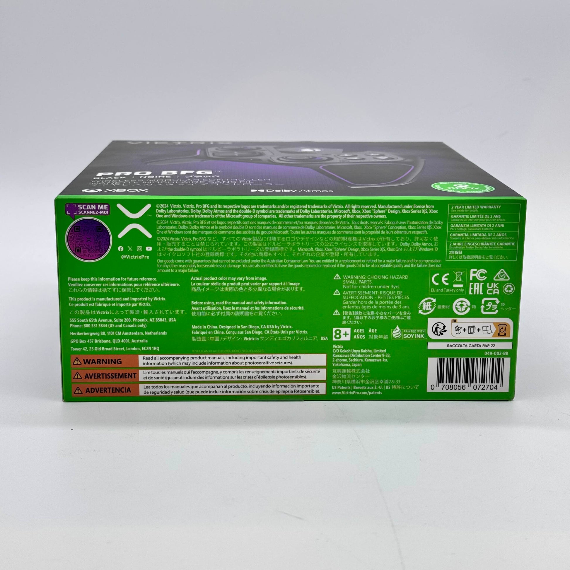 New PDP Victrix Pro BFG Black 049002BK Xbox One / Xbox Series X/S