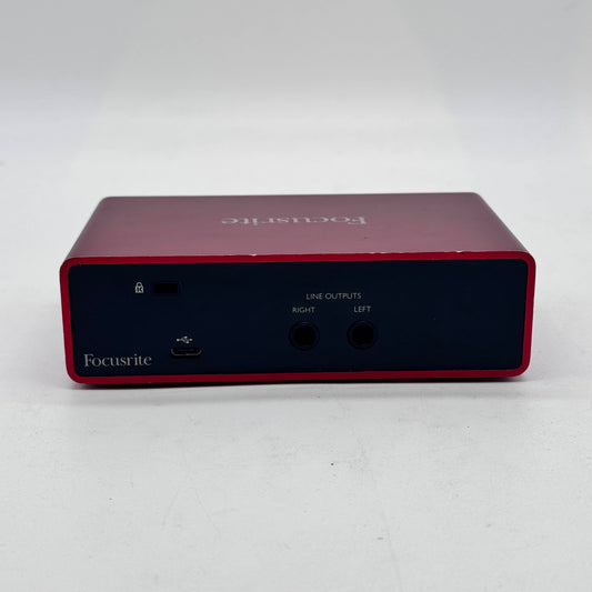 Focusrite Scarlett Solo Usb Audio Interface Gen 3