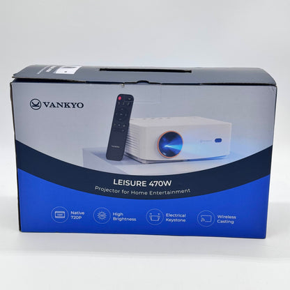 New Vankyo Leisure 1280 x 720P  LCD Projector WPY014